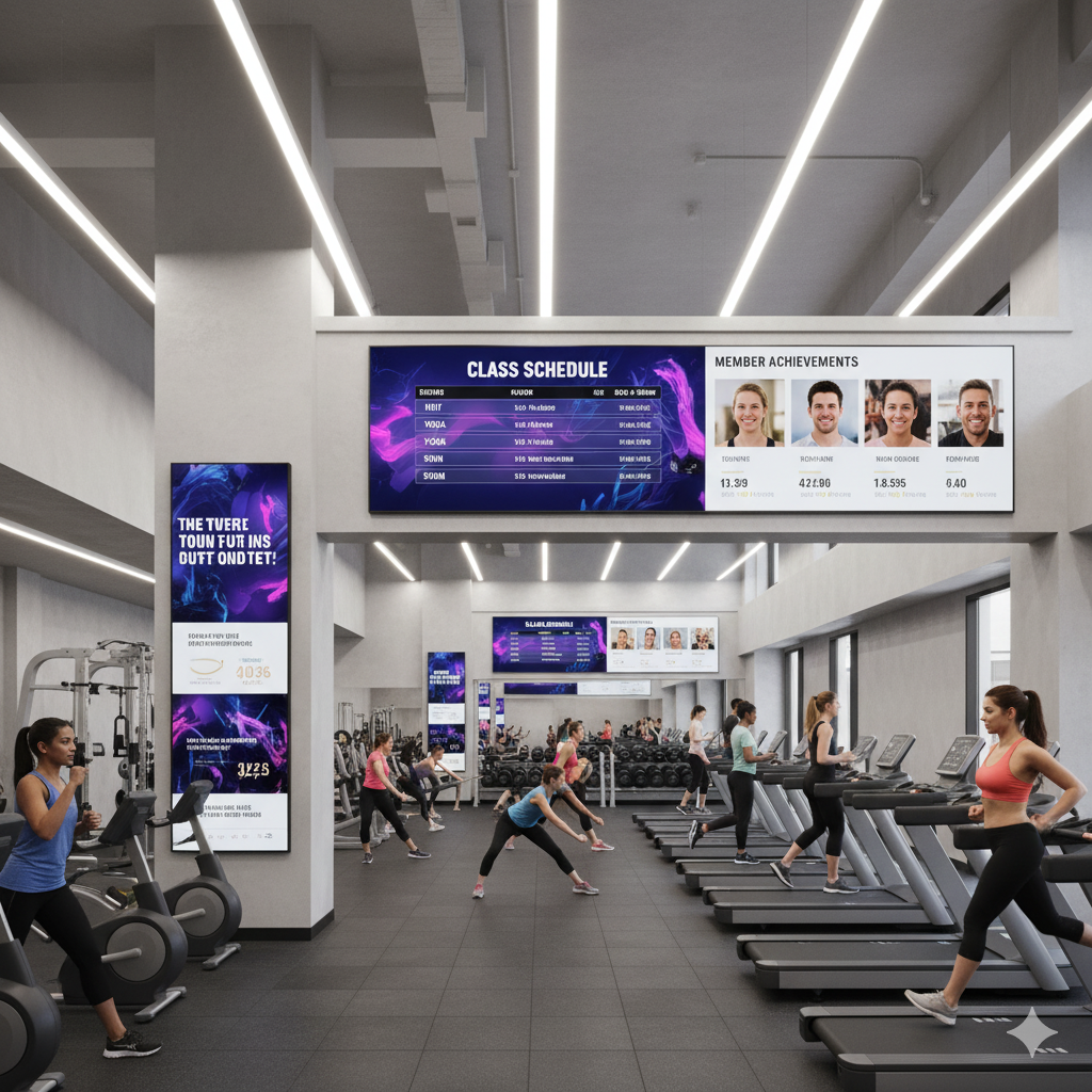 Fitness Digital Signage Hero